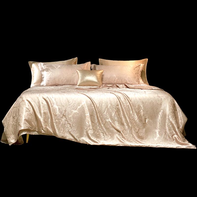 Mercury Home Textiles Премиальное жаккардовое летнее одеяло из туссах-шелка 200cm*230cm
