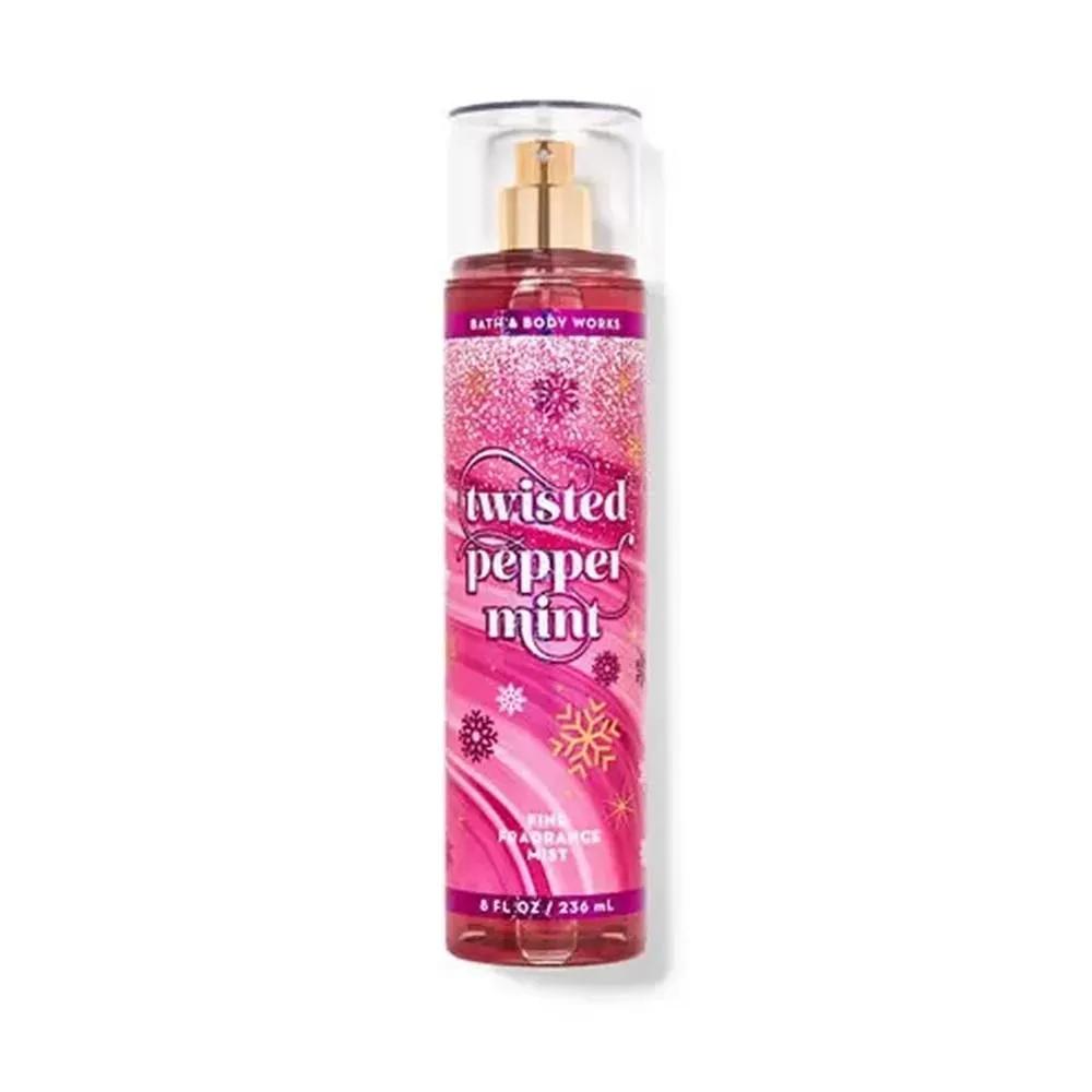 BBW Bath & Body Works Twisted Peppermint Body Mist 236ml TWISTED PEPPERMINT Fine Fragrance Mist
