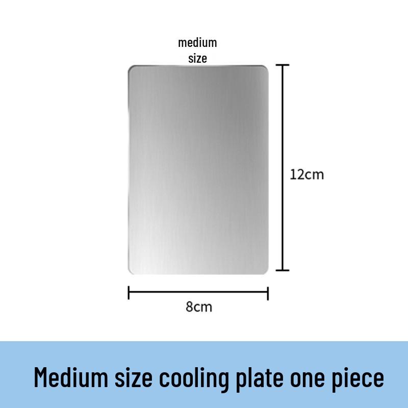 Aluminum Pet Cooling Pad for Rabbits and Hamsters - Summer Heat Relief and Insulation Sheet