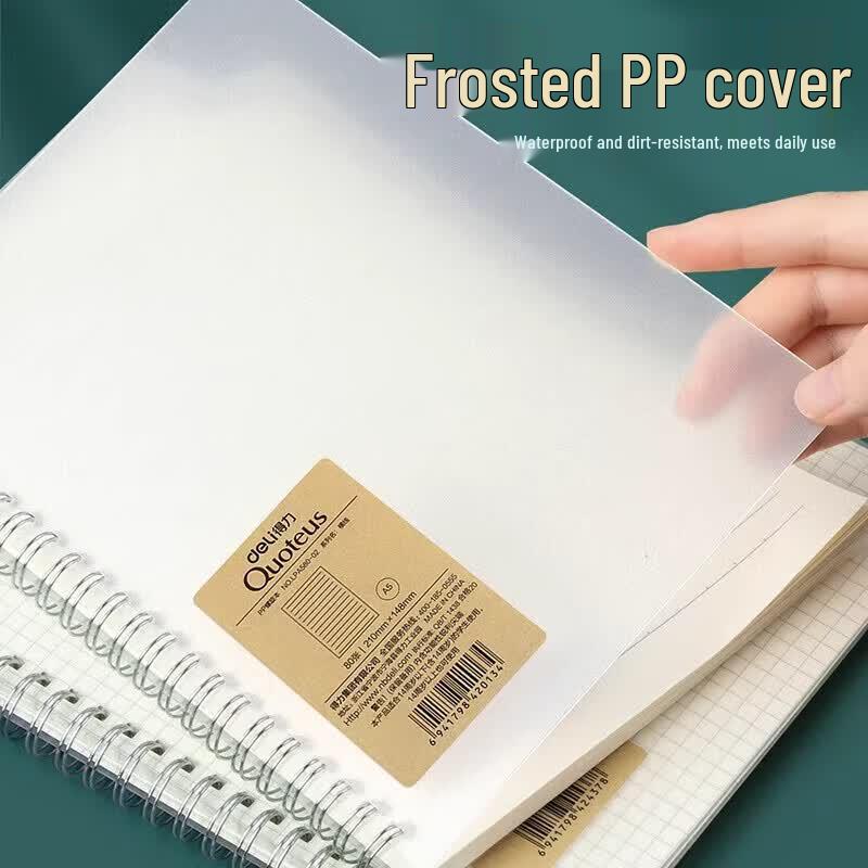 Deli A4 Spiral Lined Notebook