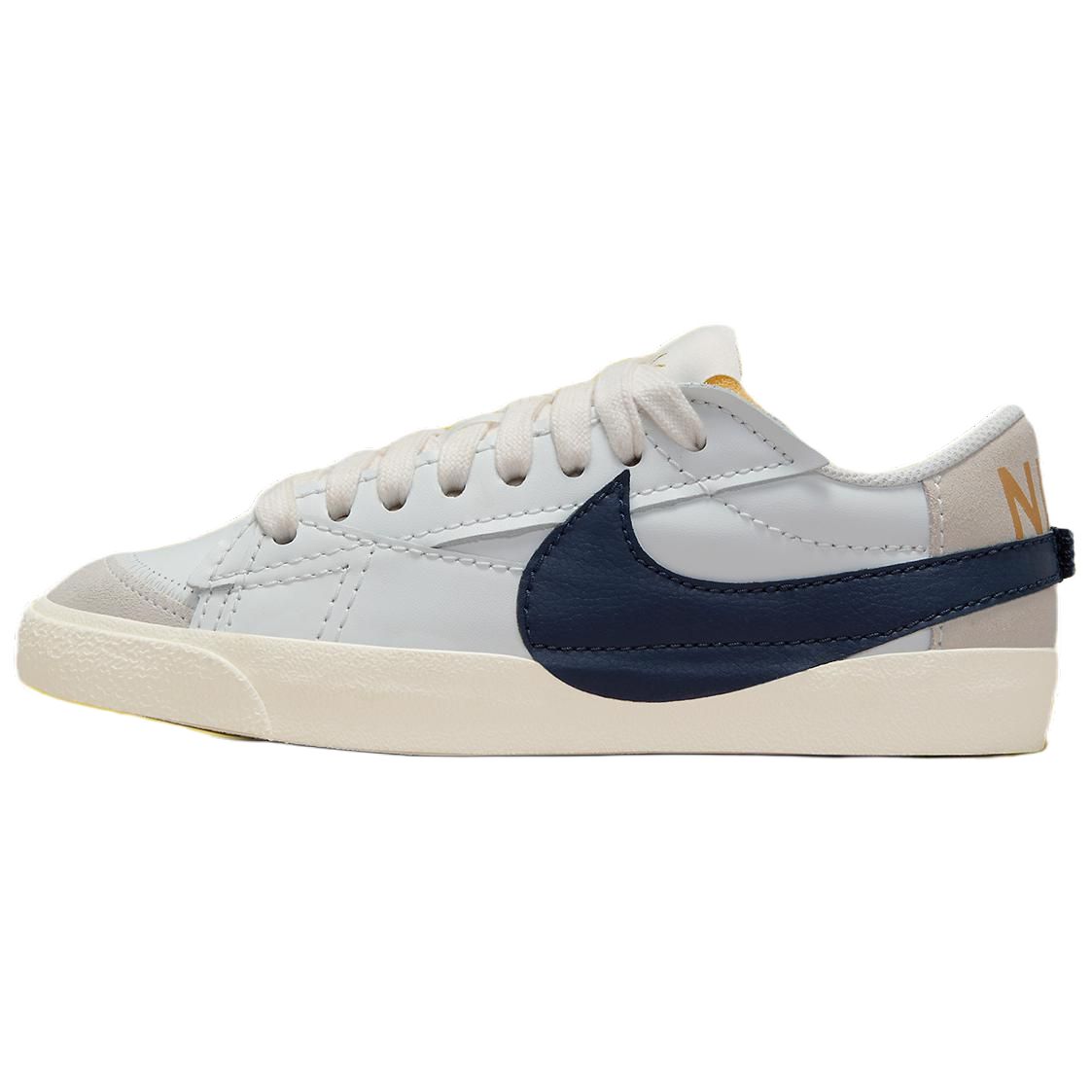 Nike Blazer Low Jumbo Olympic Phantom Obsidian Pale Ivory Metallic Gold Women FZ6773-100 36