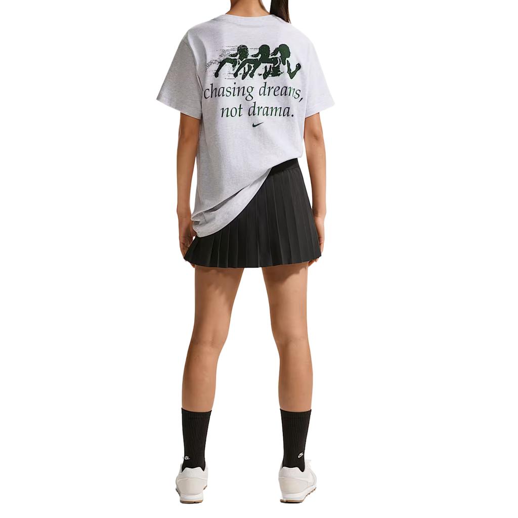 Nike Sportswear Pullover Short Sleeve Ribbed Crew Neck Casual Relaxed Drop Shoulder T-Shirt Women tops IV6194-051