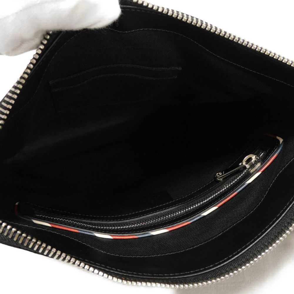 Used GG Supreme Messenger Bag 9539 474137 9F23N 8850 7921 Logo Applique Web Embroidery Black Men's from Japan AUTHENTIC