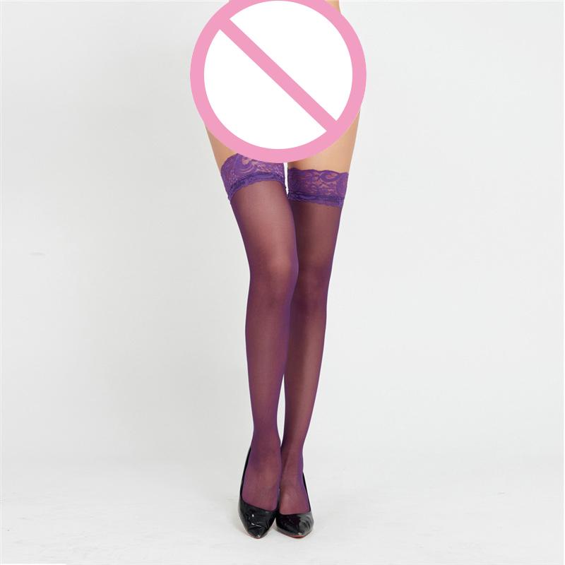 Sexy Spitzenstrümpfe Damen Atmungsaktive Oberschenkelhohe Strümpfe Jk Socken