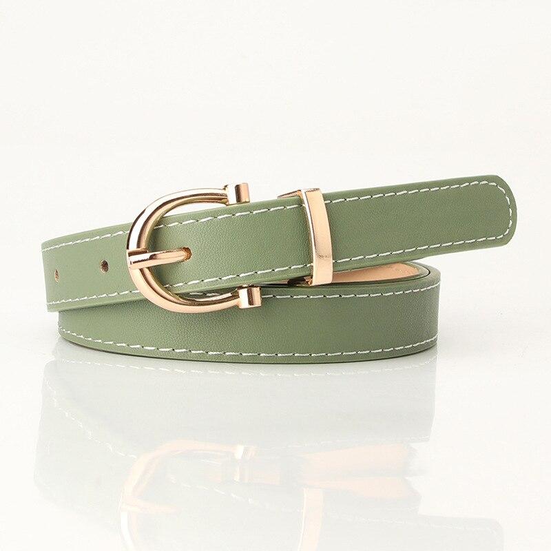 Women's Belt Trend Needle Buckle Casual Belt Genuine Soft Belt Paired with Jeans Belt PU Cheap Belt Multiple Colors Available