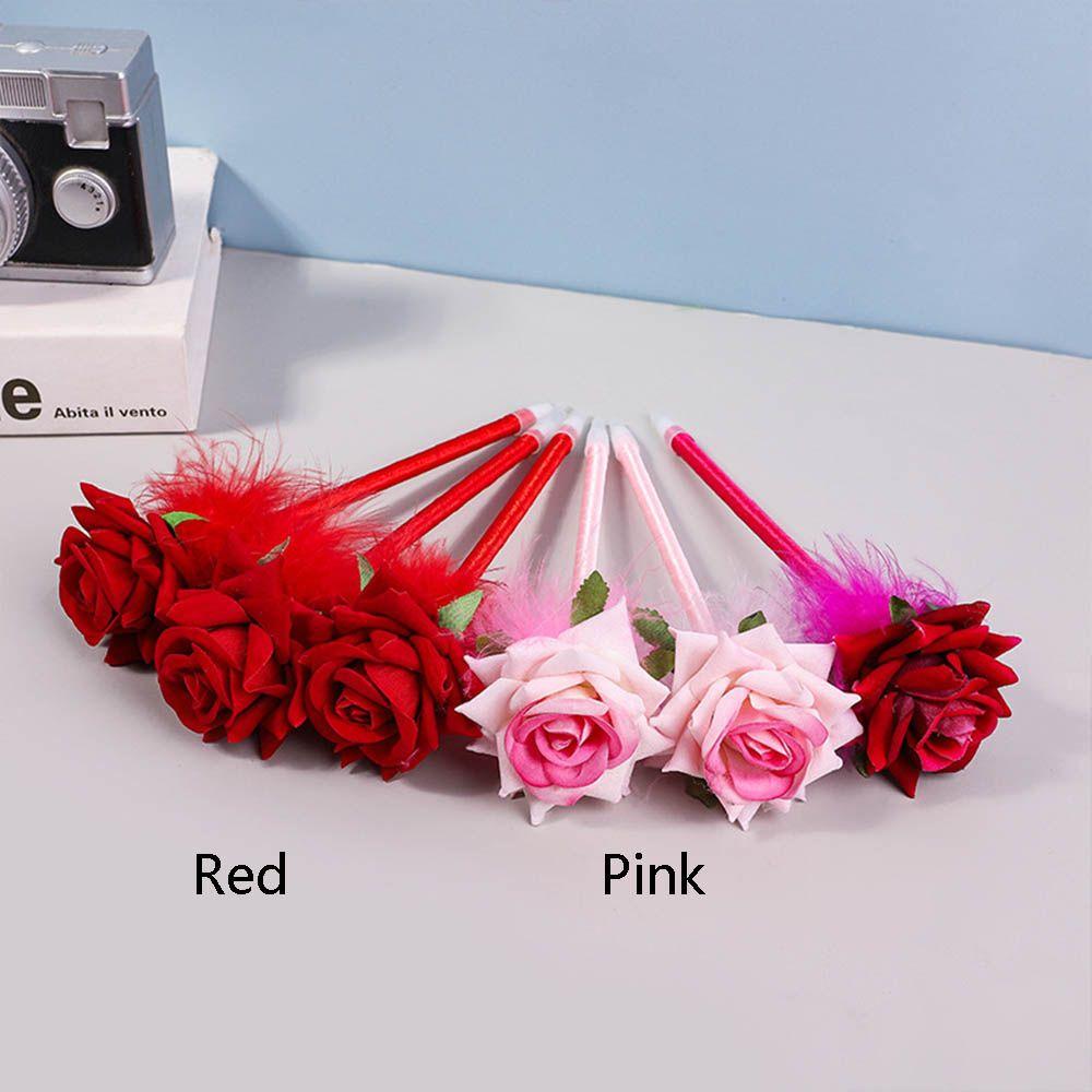 Office & School Supplies Signature Ballpoint Pens Flower Pencils Flocked Rose Pen Neutral Pencil