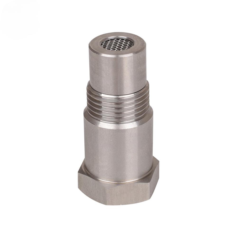 Automotive sensor filter for Oxygen sensor connector Silver adapter extension screw in stock car parts