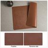 Double-Sided Placemat Waterproof Oil-Proof Heat Resistant Coaster for Dining Table Faux Leather Non-Slip Pad for Restaurant