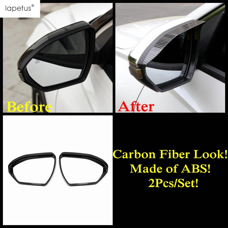 For Hyundai Tucson NX4  - 2026  Car Rearview Mirror Rain Eyebrow Cover Trim ABS Chrome / Carbon Fiber Accessories Exterior