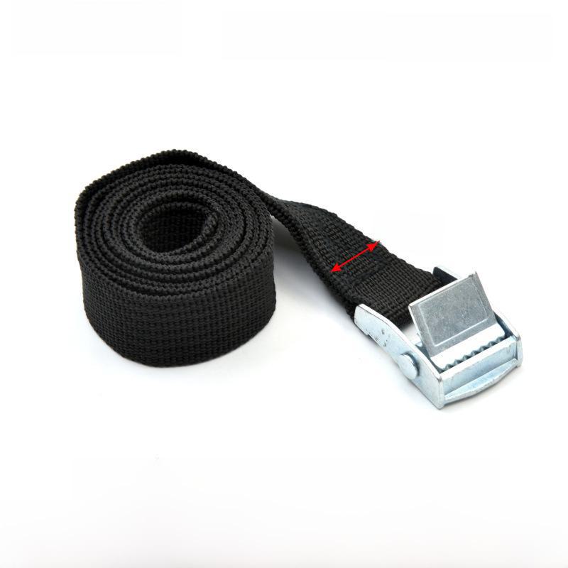 Black Zinc Alloy Buckle Strap for Cargo Luggage with Polypropylene Tightening Wire