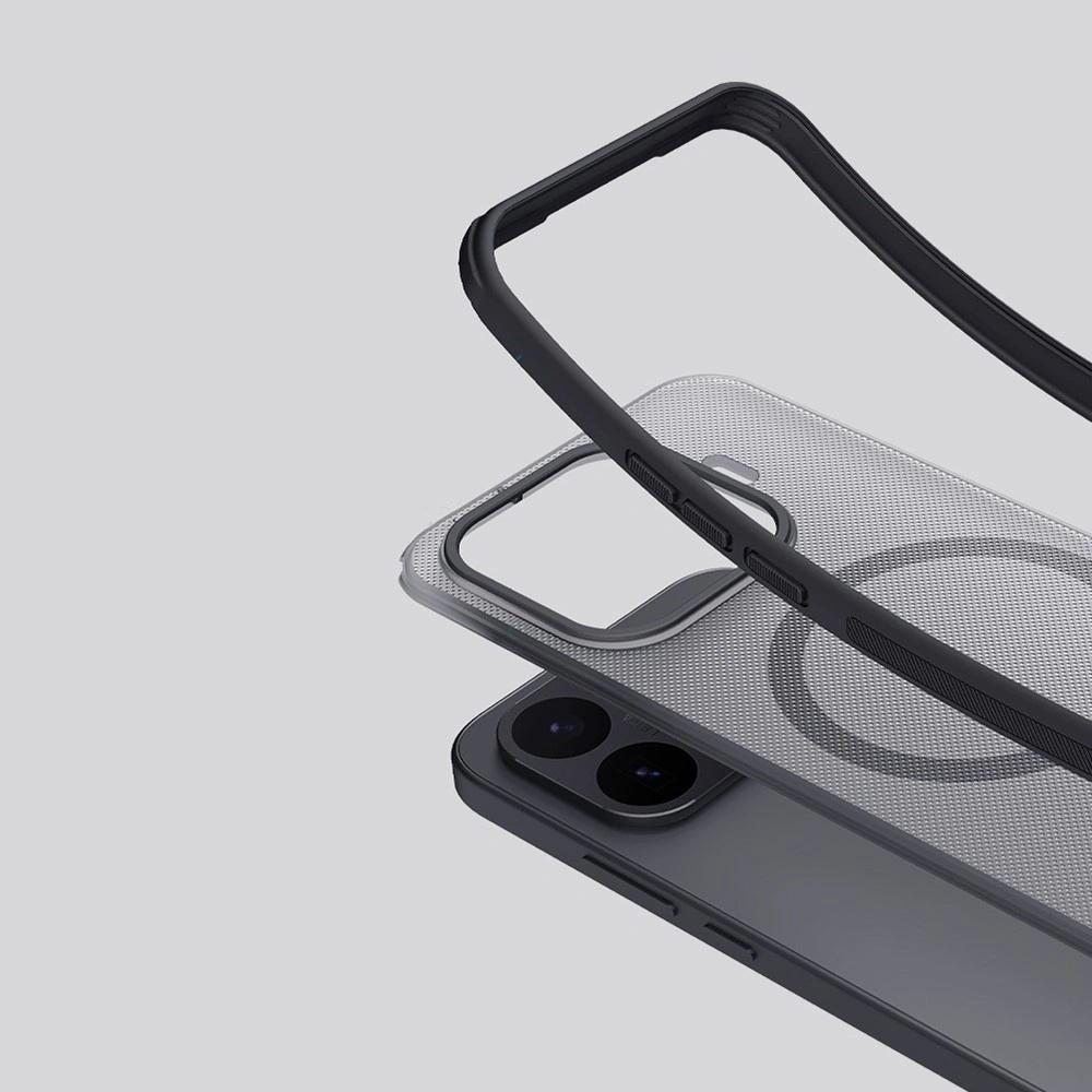Smoke case for Xiaomi 17T Pro, Nillkin Frosted Shield Pro Magnetic, for MagSafe, black