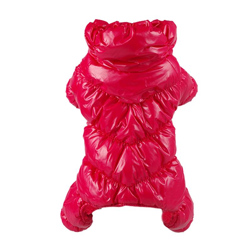 

Winter Down Jacket Jumpsuit for Dogs Warm Small Medium Dog Clothes for French Bulldog Overall Puppy Cat Clothing ubranka dla psa XL червоний