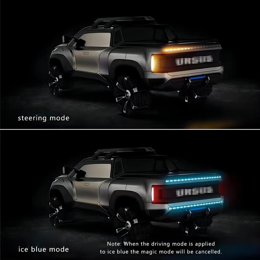 Lichtleiste für die Motorhaube, dynamische LED-Lichtleiste für Auto, LKW, wasserdicht, Tagfahrlicht, Rückfahrlicht, Bremslicht