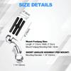 2 Teile/satz Motorrad Fußrasten Halterung Einstellbare Fußrasten Halterungen Schellen Kit 1 1/4" (32 mm) für für