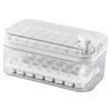 Ice Cube Tray Double Layer 64Pcs Ice Maker Box Home Press Easy Release Ice Freezer Storage Box