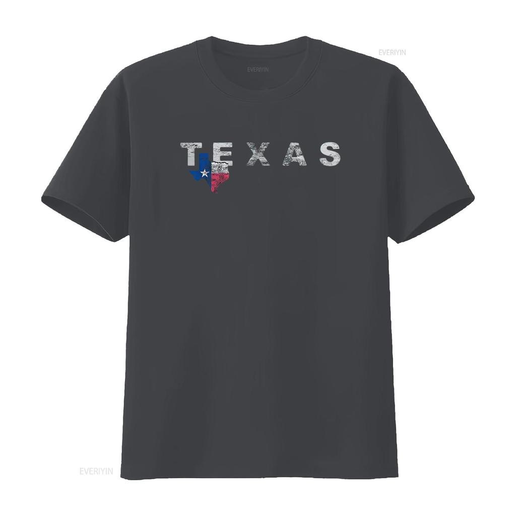 Texan s Texas T Shirt For Tx Black Medium vintage Washed Comfortable Versatile designer clothes Top For Everyday Wear Unisex
