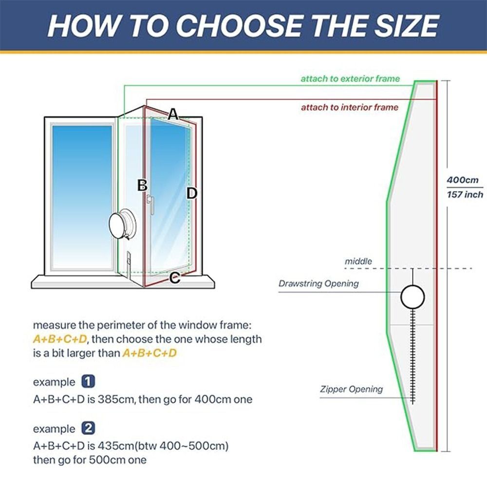 Flexible AC Window Seal Cloth Conditioner Outlet Window Sealing Kit Air Condition Accessories