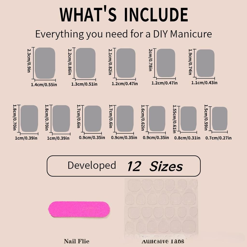 24 BUCĂȚI Unghii False Pătrate Albe French Acoperire Completă Potrivite Pentru Femei Și Fete, Unghii Press-On, Accesorii Pătrate pentru Artă pe Unghii False