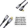 USB C Extension Cable Line Right Angle/Straight Head 240W Fast Charging and 20Gbps Data Transfer for Phone 16 Series