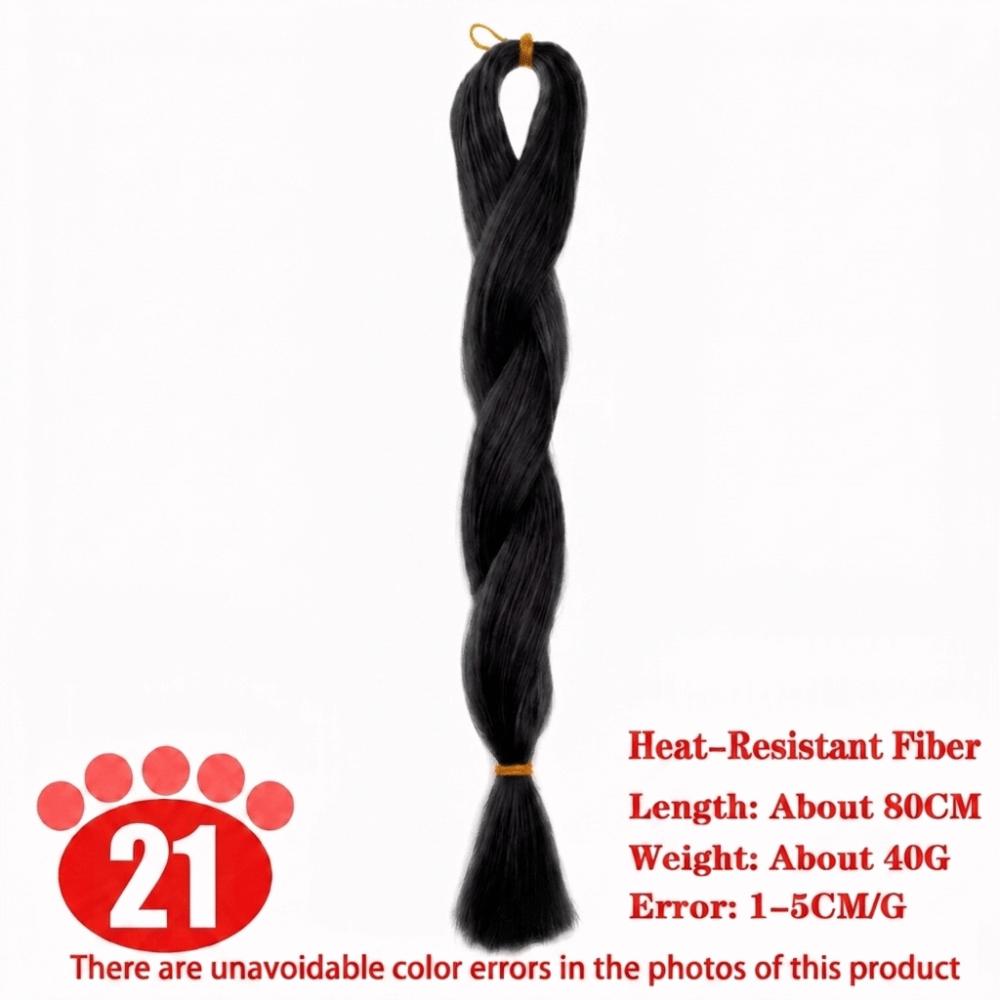 80cm Heat-Resistant Fiber Doll Hair Hand-crocheted Doll Hair for BJD SD Doll Doll Hair