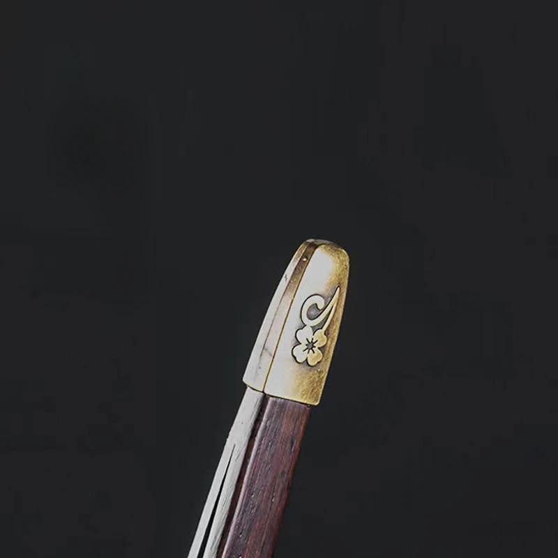 Handmade Sandalwood Tea Clip Non Slip Tweezer for Hot Cups KungFu Tea Ceremony Accessories Wooden Tool Gift Set
