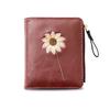 Blumenstickerei-Geldbörse, kleine Geldbörse, Kreditkartenetui, Geldbeutel