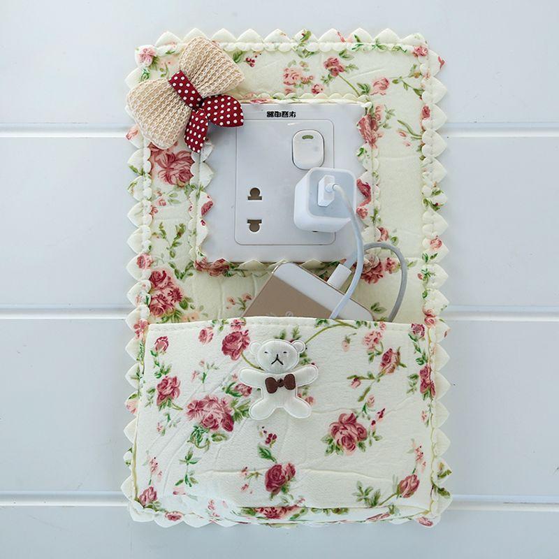 

Современный пасторальный тканевый защитный чехол для розетки Pastoral Switch Sticker 8.5cm*8.5cm