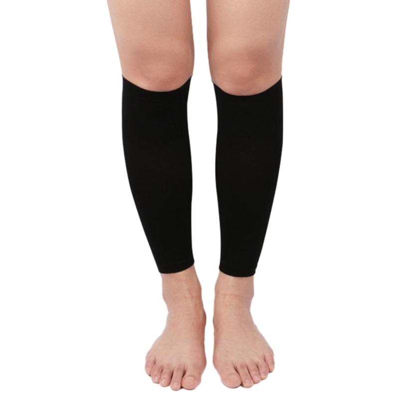 1 Pair Calf Compression Sleeve Leg Sleeve Brace for Shin Splints Pains Relief Footless Compression Socks for Football