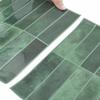 Rectangular Tile 10 pcs Dark Green 29 x 23 x 0.08 cm