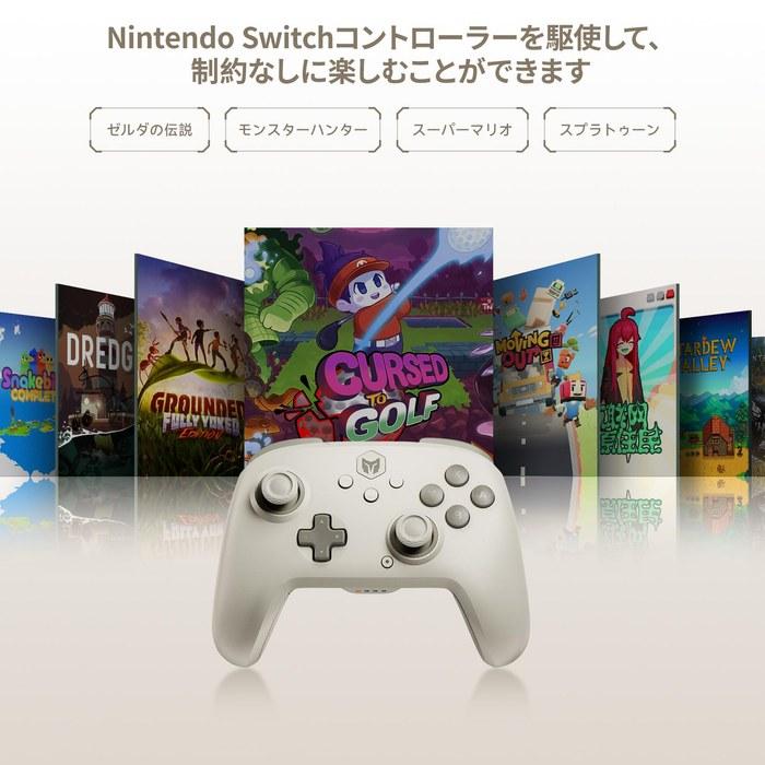 BIGBIG WON CHOCO Switch Controller – Bluetooth/Wired, NFC, Macro, White