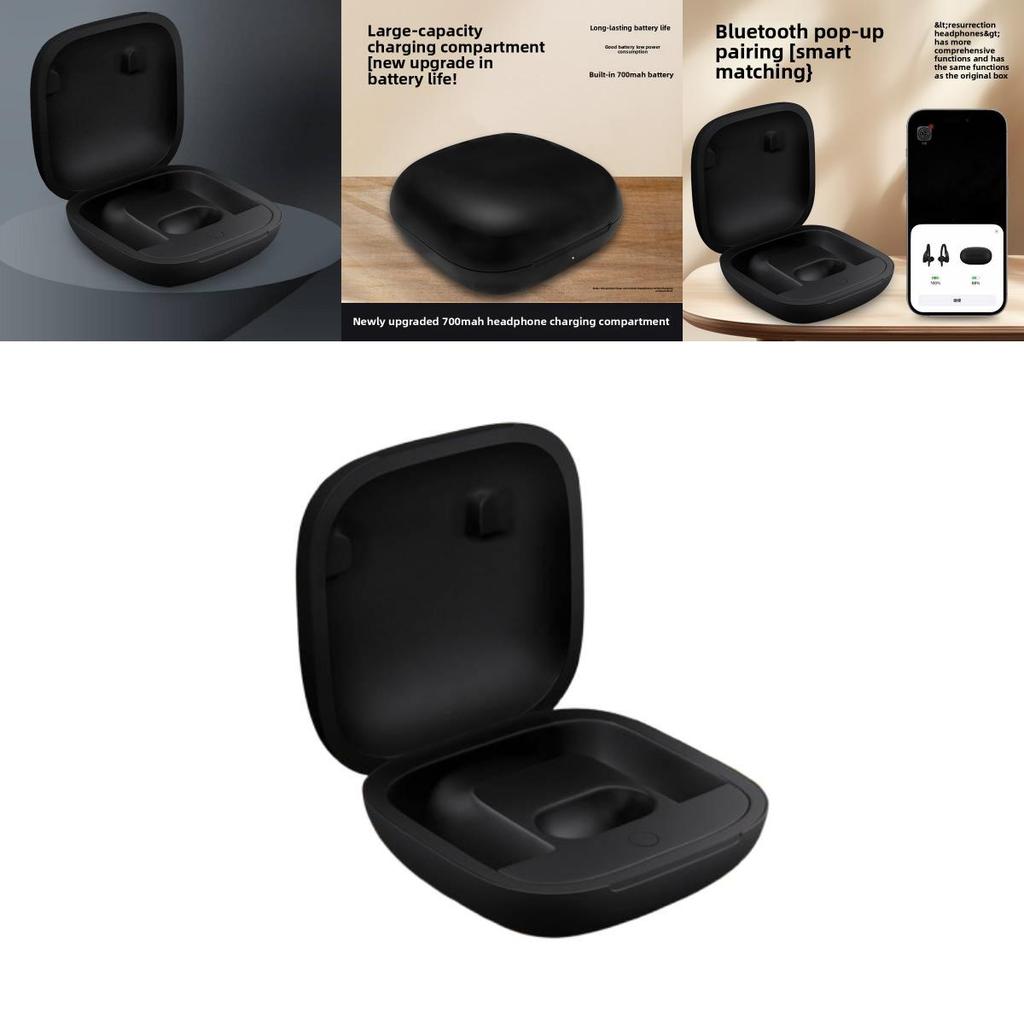 Fit Pro Ladecase mit Bluetooth-Musik- und Anruffunktion in Schwarz