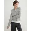 ELLE Women's Embroidered Color Block Knitted Cardigan