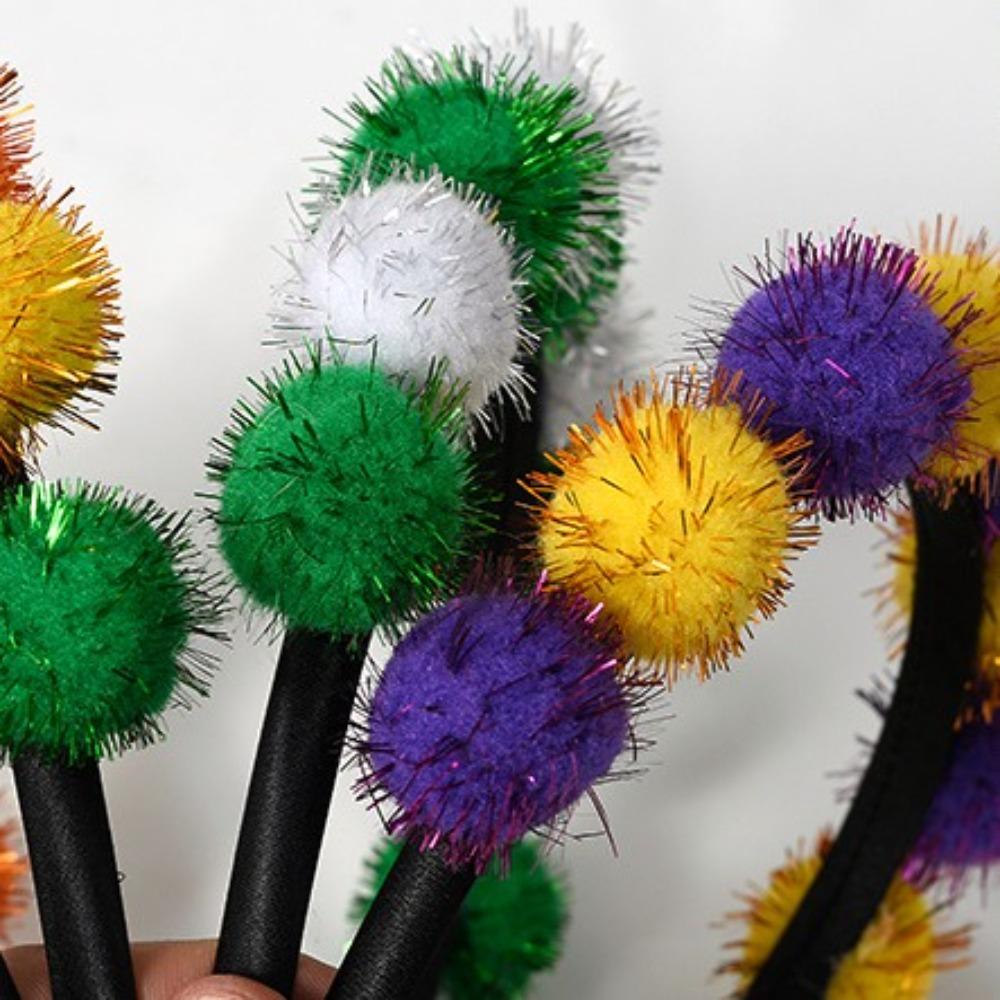 Party Props Glitter Ball Hairbands Creative Mardi Gras Headdress Headpieces Hair Hoop  Girls