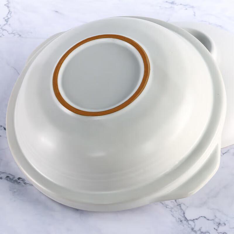 JingJingRS Żaroodporny ceramiczny garnek do zapiekanek