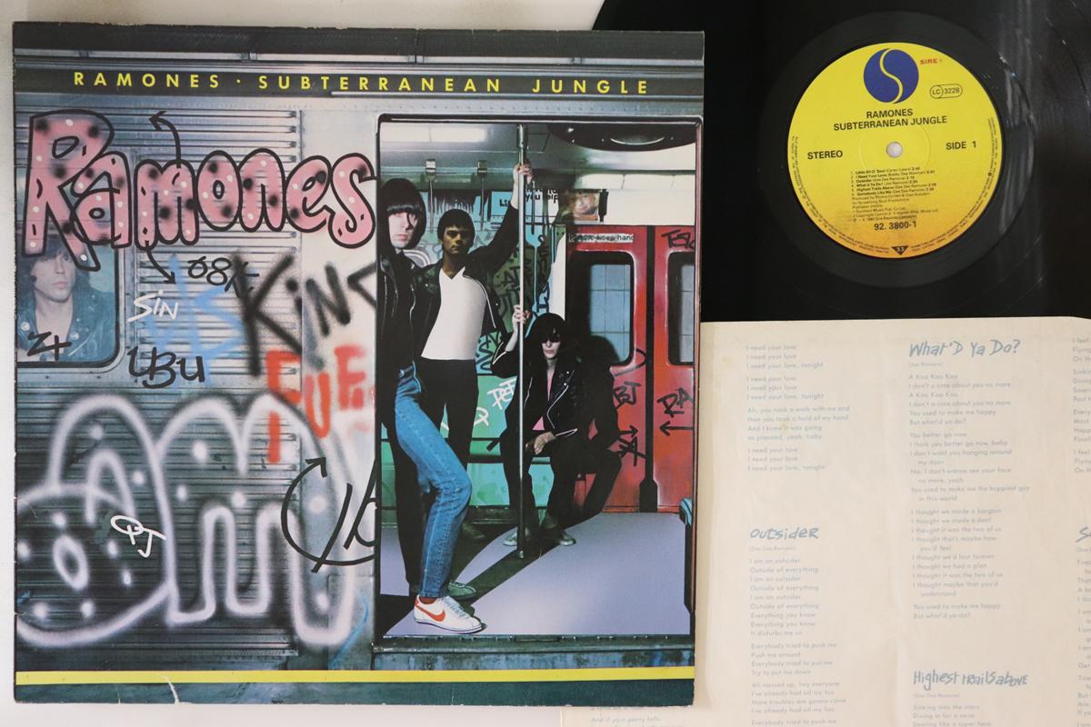 

LP Record RAMONES - Subterranean Jungle 123800 Sire 1983 Europe Rock Used