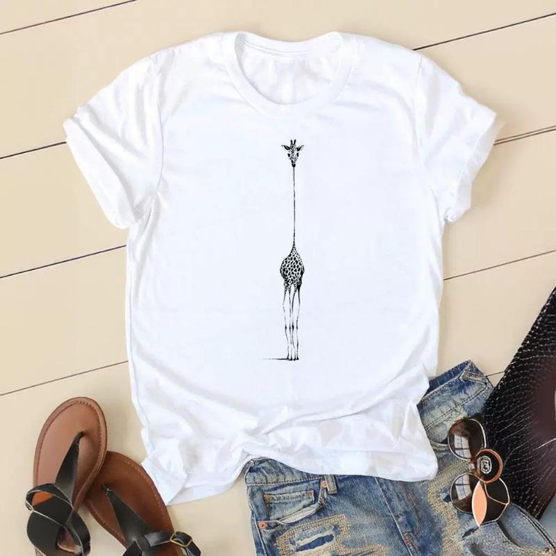 Love Simple Printed European and American Clothing Shirt Short Sleeve T-shirt Tops Oversized T Shirt Women Clothes