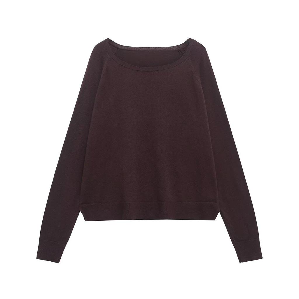 Spring 2025 Women's Fine-Knit Basic Sweater