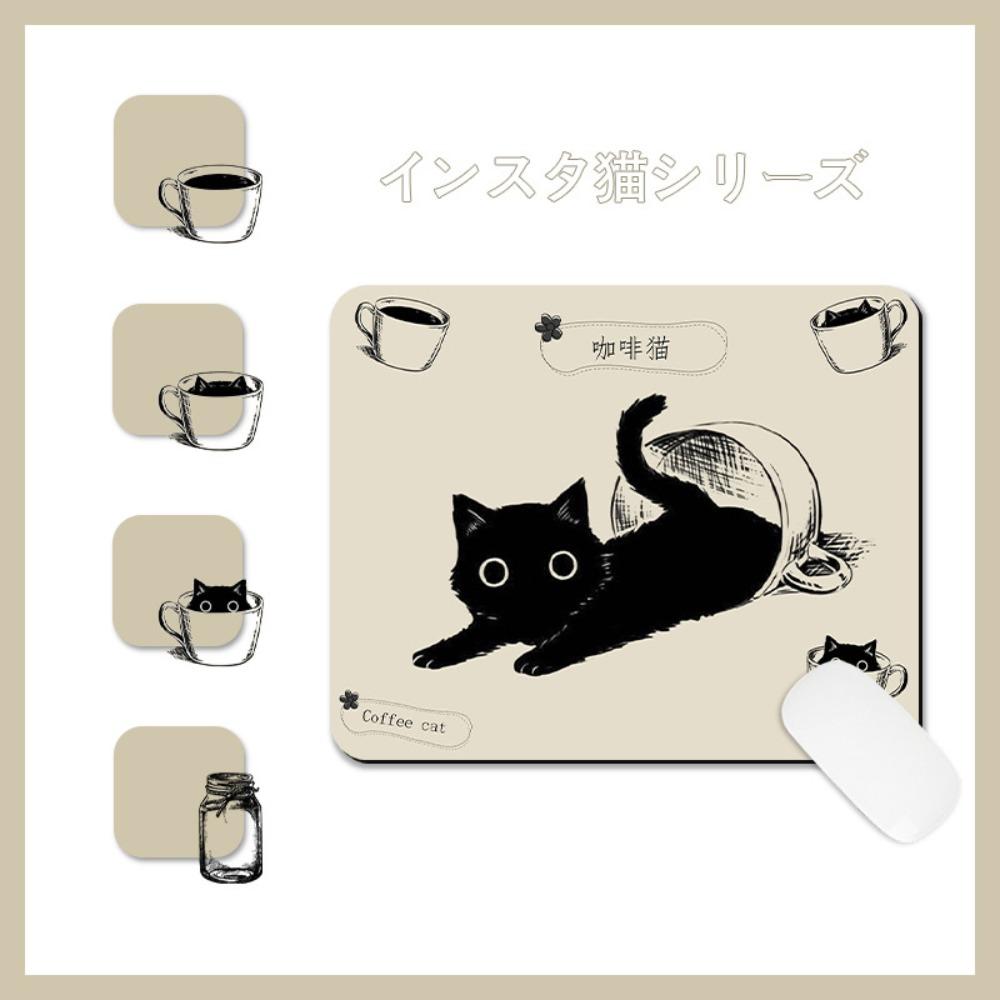 Desk Mat Waterproof Keyboard Mat Anti-Slip Cat Mouse Mat Creative Cat Mouse Pads  Girl Gifts
