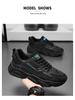 Men's Autumn Breathable Mesh Sneakers - Korean Style, Trendy, Thick Sole, Versatile Casual Running Shoes