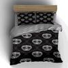 Skull-themed motifs. Bedding Duvet cover sets Duvet covers Pillowcases gifts (1 * Duvet Cover 2 * Pillowcases, without duvet insert)