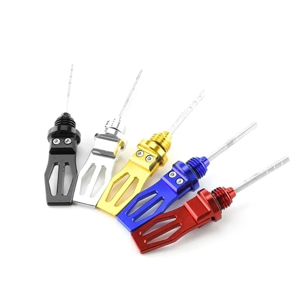 Professional Motorcycle Oil Level Dipstick Aluminum Zinc Zinc Alloy Machine Oil Dipstick Motorcycle Part