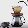 Glass Coffee Dripper Reusable Cone Pour Over Coffee Dripper with Filter Paper Professional Home Baristas Accessories