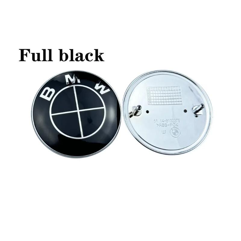 

2PCS 74mm 82mm Car Front Grille Decorative Front Cover Badge Accessories For BMW E30 E38 E39 E46 E60 E61 E90 X1 X3 X4 X5 X6 E70 1x82mm 1x74mm