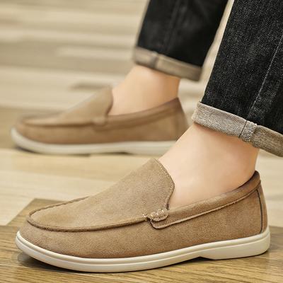 Nowe jesienne męskie buty typu mokasyny w brytyjskim stylu modne młodzieżowe niskie codzienne buty Le Fu shoes