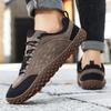 Autumn new large size wide head outdoor hiking shoes barefoot big head shoes wide head shoes Xiyin light casual hiking shoes