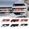 VW Polo Golf 4 5 3D Car Front Grille Emblem Side Rear Trunk Badge Valve Cap for VW Rline R Logo Polo Passat B5 B7 Golf 6 7 MK6 Jetta Touareg Bora xs5