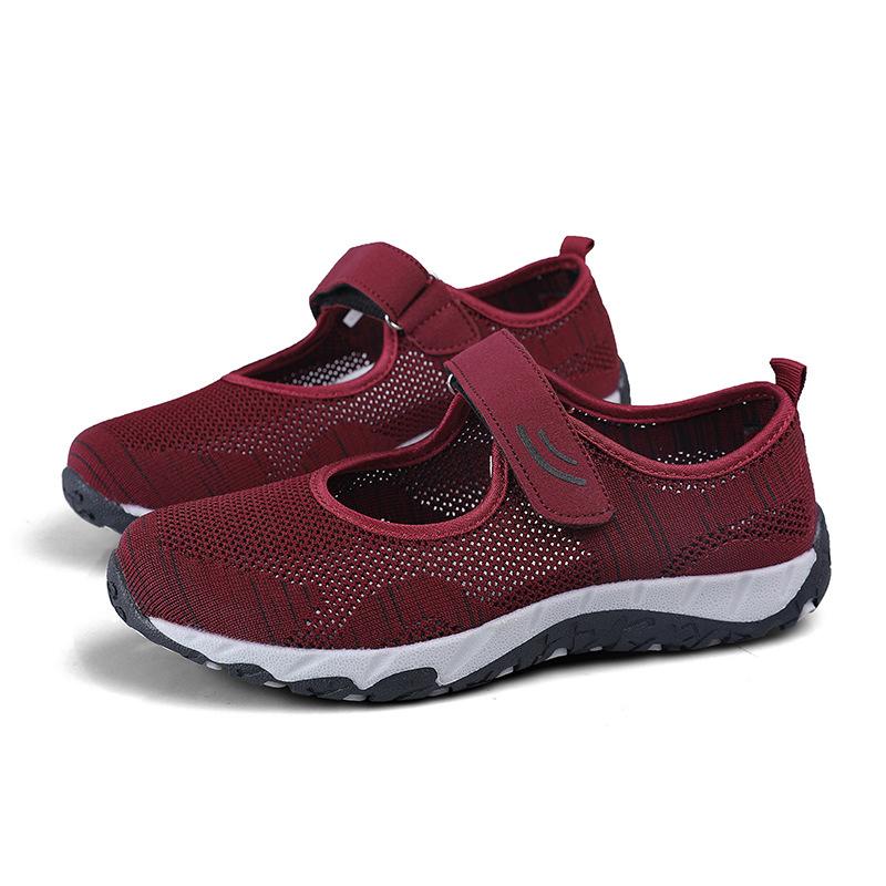 Large size outdoor travel summer leisure shoes mesh shoes