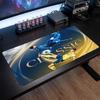 Cristiano Ronaldo Wappen Mauspads, Erweitertes rutschfestes Gummi Schreibtischmatte für Gaming Büro Laptop Fan Geschenk