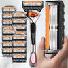 Gillette 2025 Five-Blade Manual Razor with Universal Anti-Scratch Handle