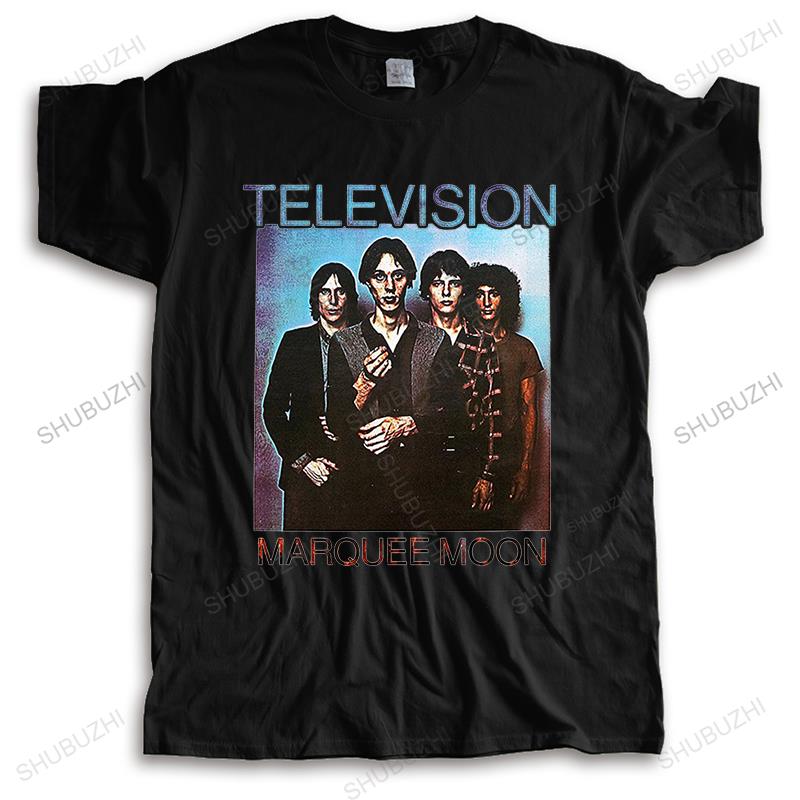 Hot sale men brand summer t shirt vintage Television 70s New Wave Punk Rock Retro Fashion Unisex Teeshirt cotton short sleeve